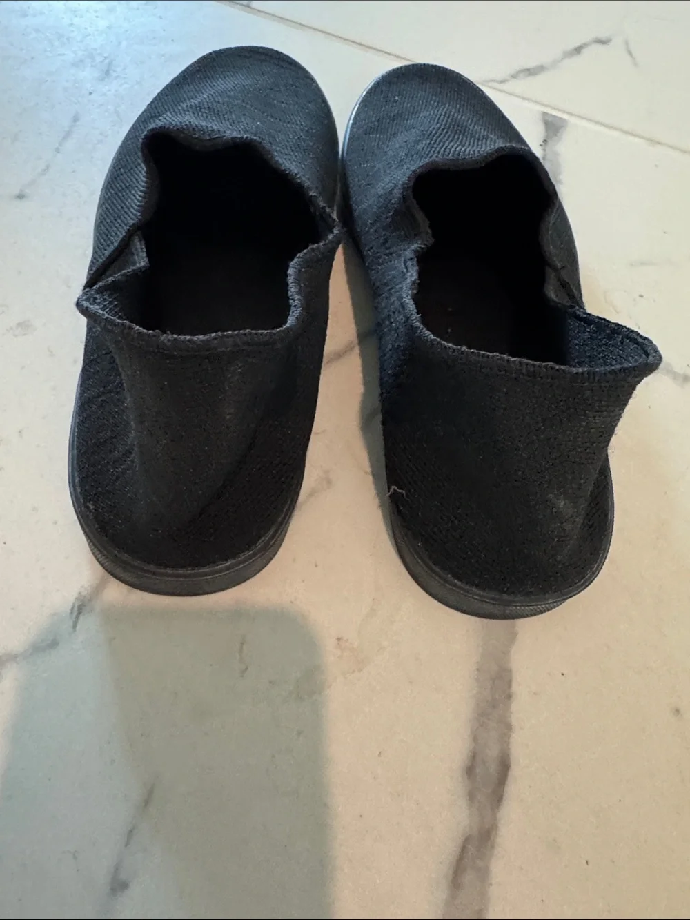 Zara Black-stretch fabric Slip-On Loafers for Men 41